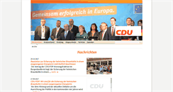 Desktop Screenshot of cdu-burgenlandkreis.de